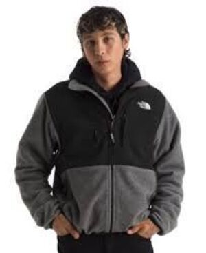 The North Face Retro Denali Black Full Zip Jacket Sz L Black